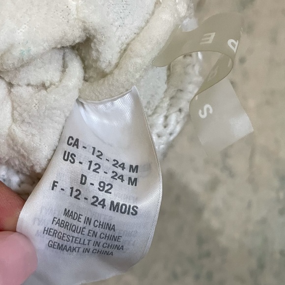 Hudson Bay Company mittens baby 12-24 months stripes red green blue yellow white - Picture 6 of 7